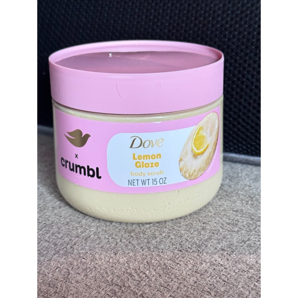 Dove x Crumbl Lemon Glaze Body Scrub 15 Ounces LIMITED EDITION New Sealed